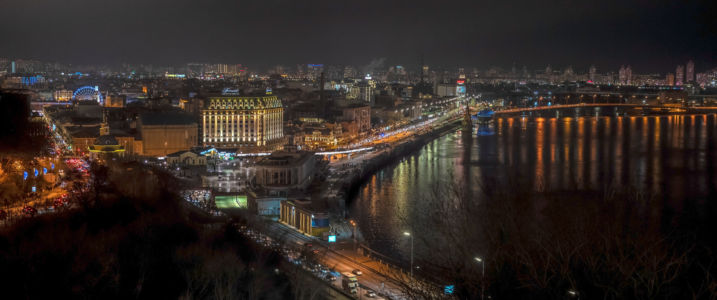 Киев, Подол, январь 2022 года 